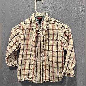 Boys Tommy Hilfiger Button Shirt Size 4